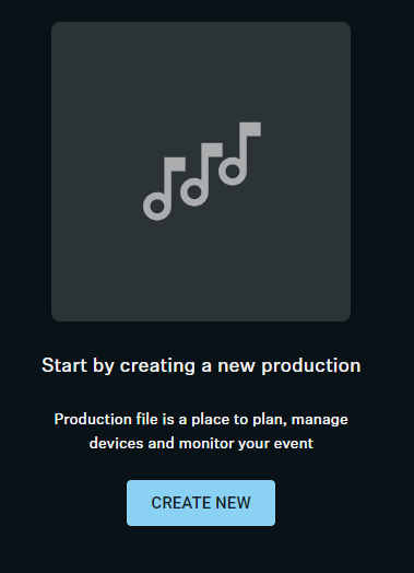 Creating new productions