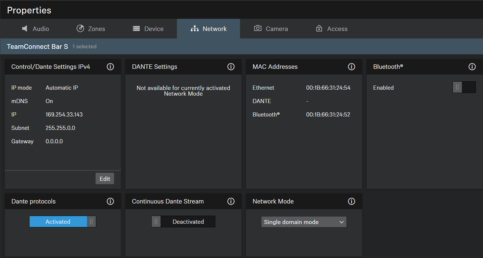 Network Settings