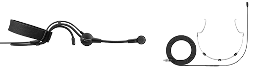 Microfones de cabeça